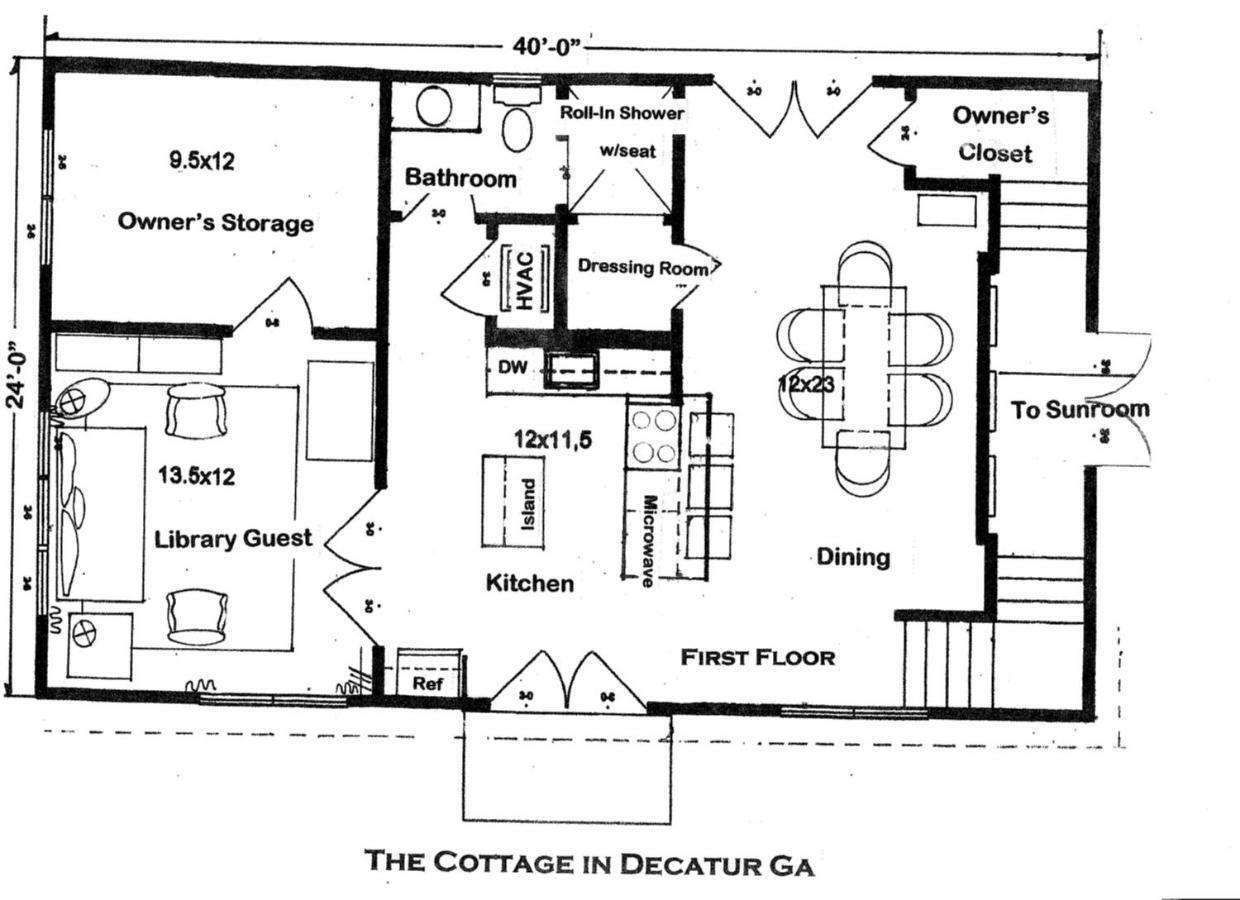 The Cottage Bed & Breakfast In Decatur Ga Buitenkant foto